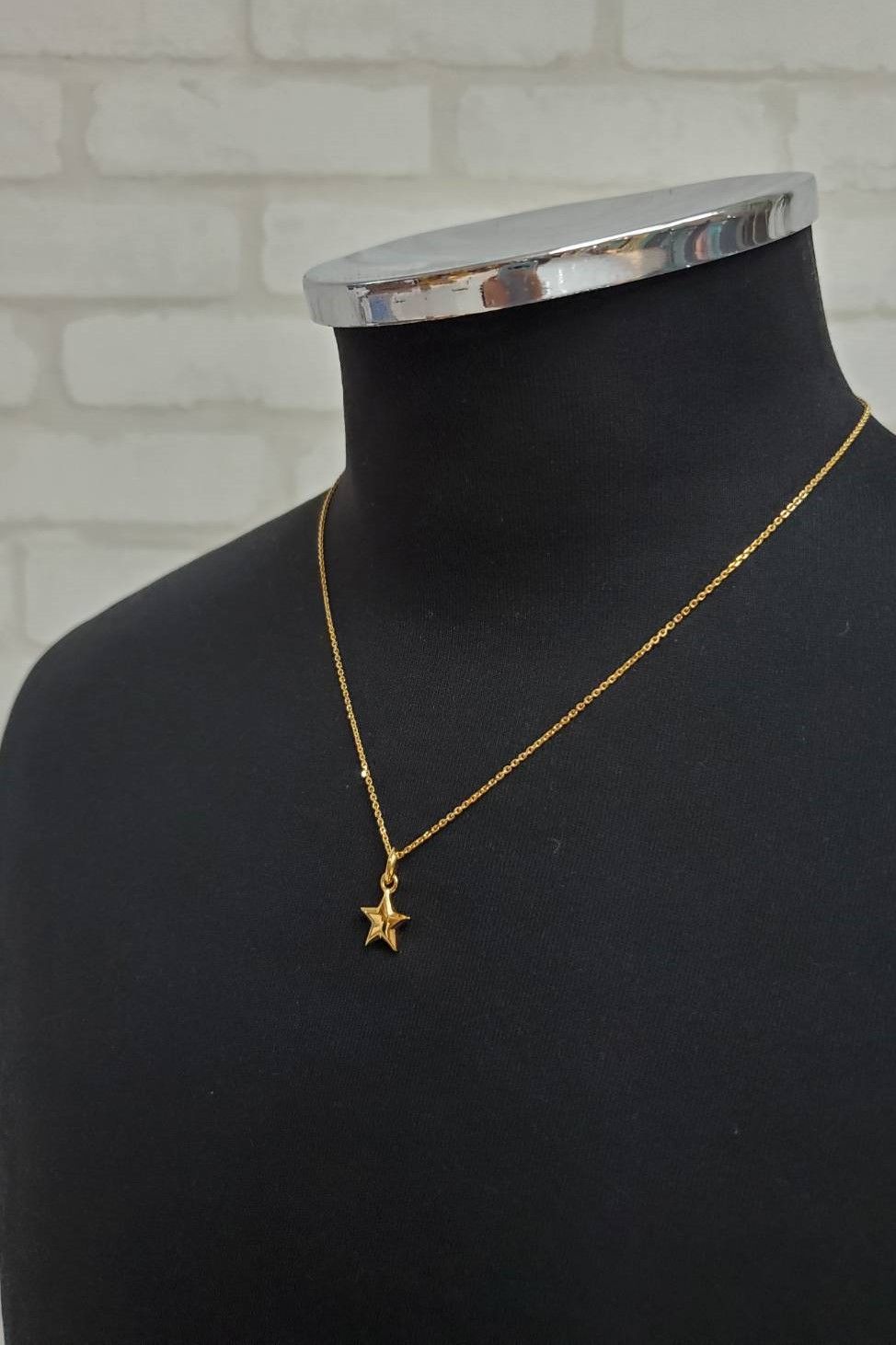 STAR CHARM PENDANT / SV925.GD