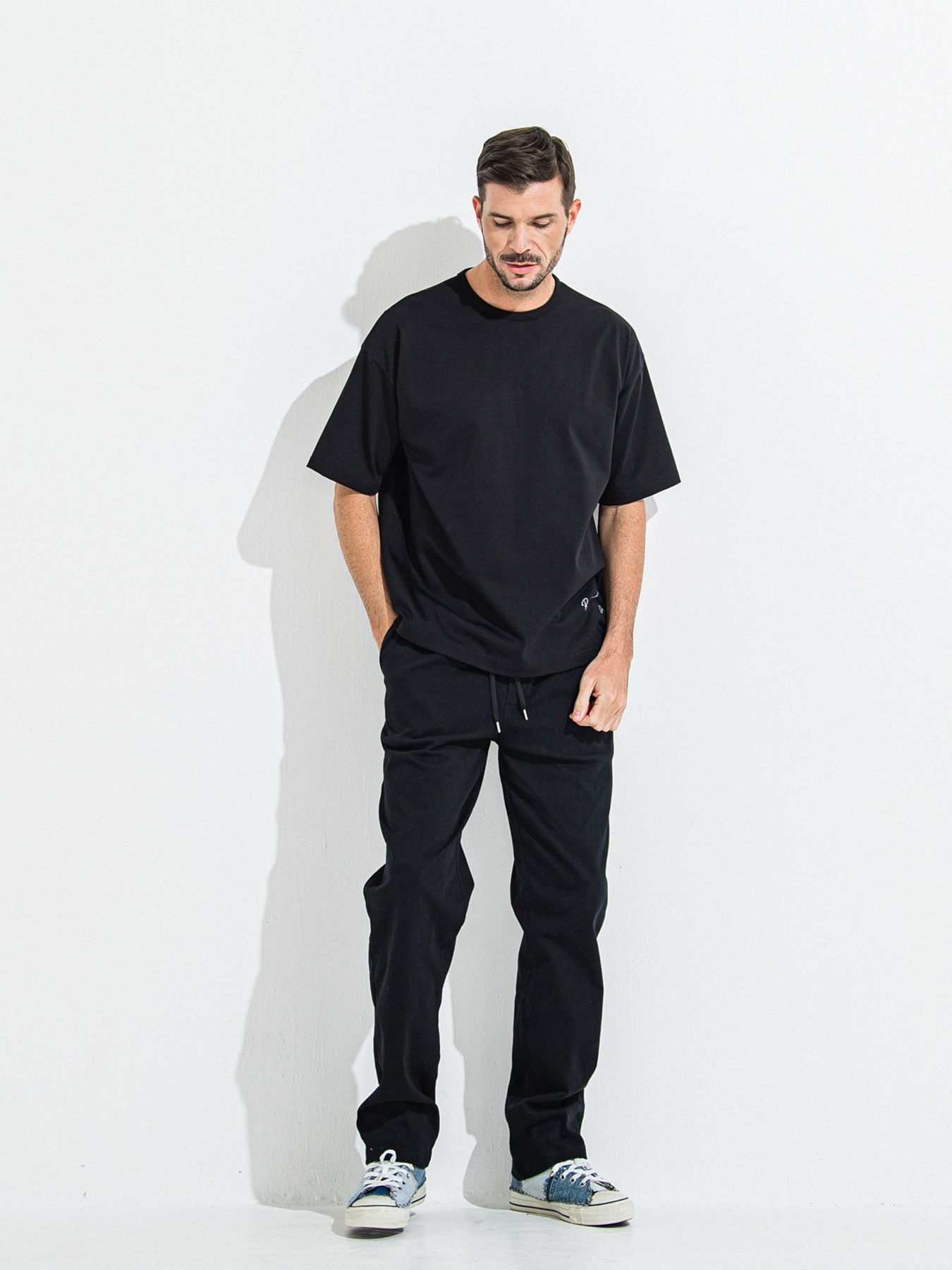 【予約品 】YOAKE PHOTO OVER TEE /  フォトオーバーサイズTシャツ / ブラック