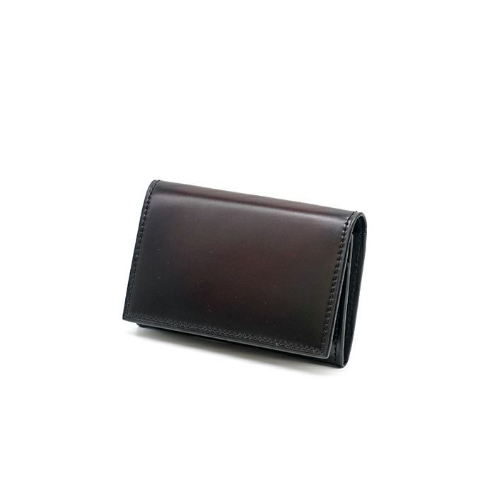 コードバン 名刺入れ 25枚収納YAC161 Dark Brown 【 yuhaku】