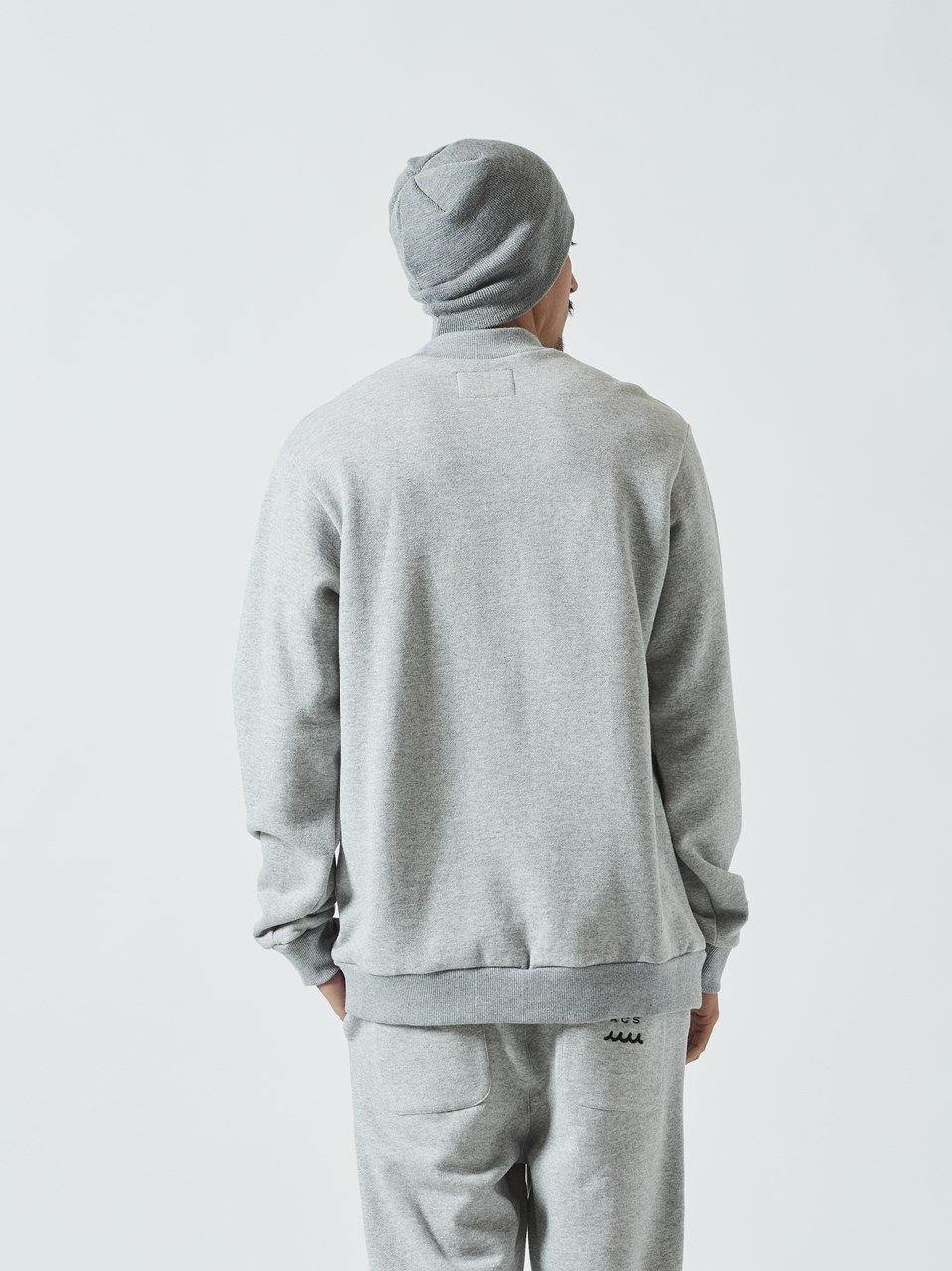 muta Mockneck Sweatshirt / スウェット / グレー 【Acanthus×muta】