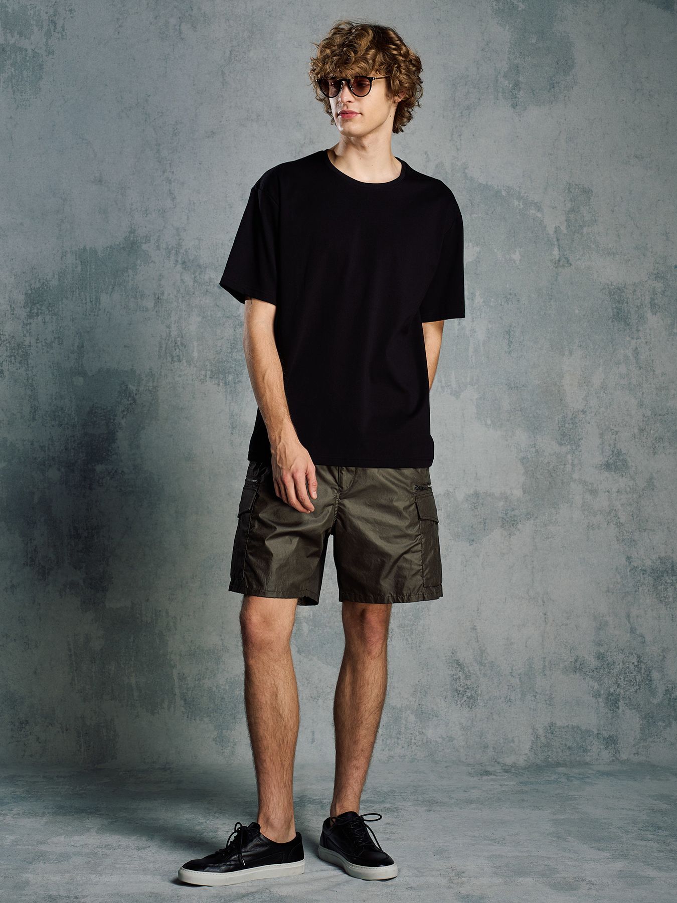 【予約品 1月25日(日) 締切】solid cargo shorts / ソリッド カーゴショーツ / カーキ
