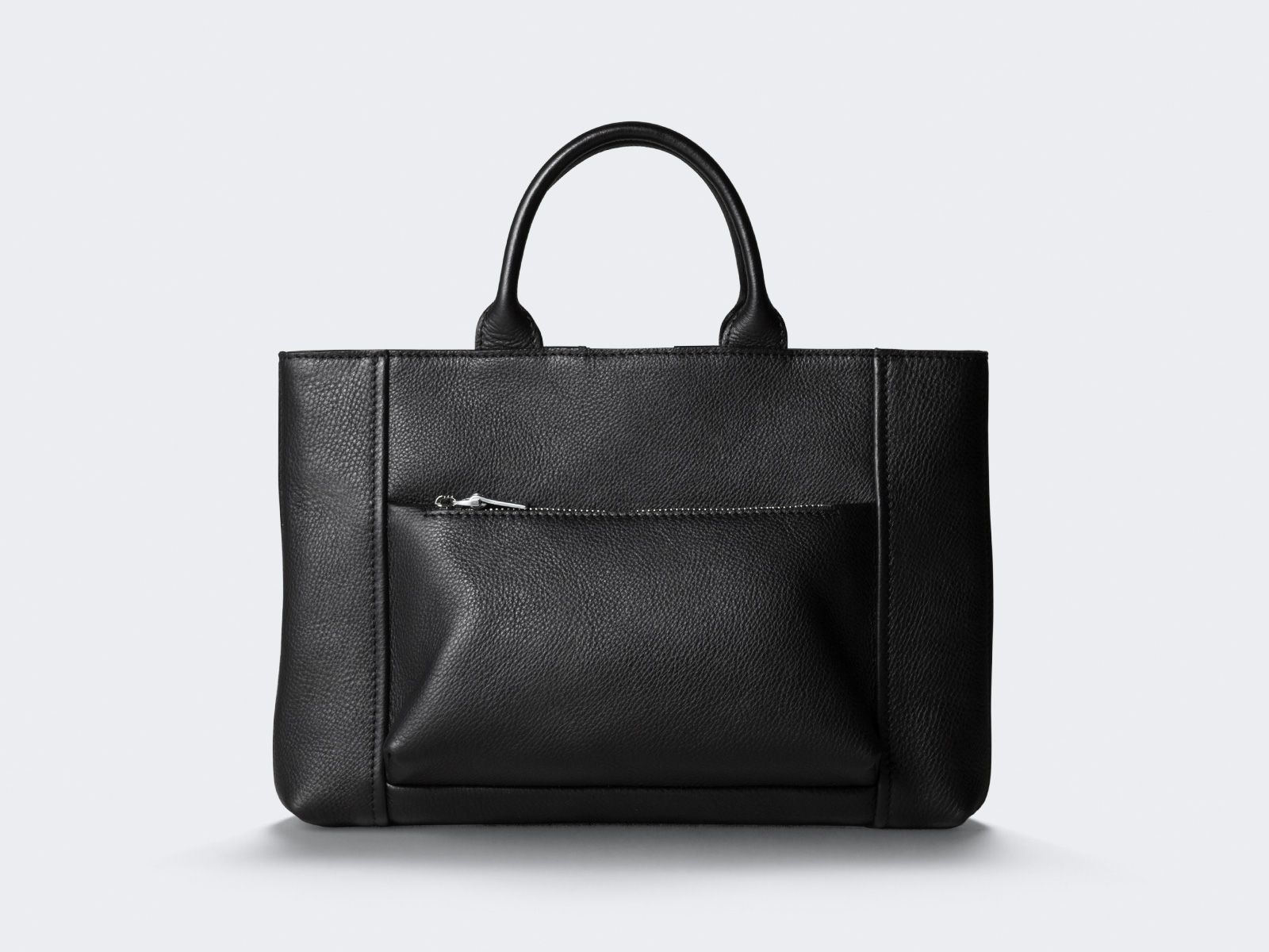 トート Shrink Leather / Charcoal BLACK 【aniary】