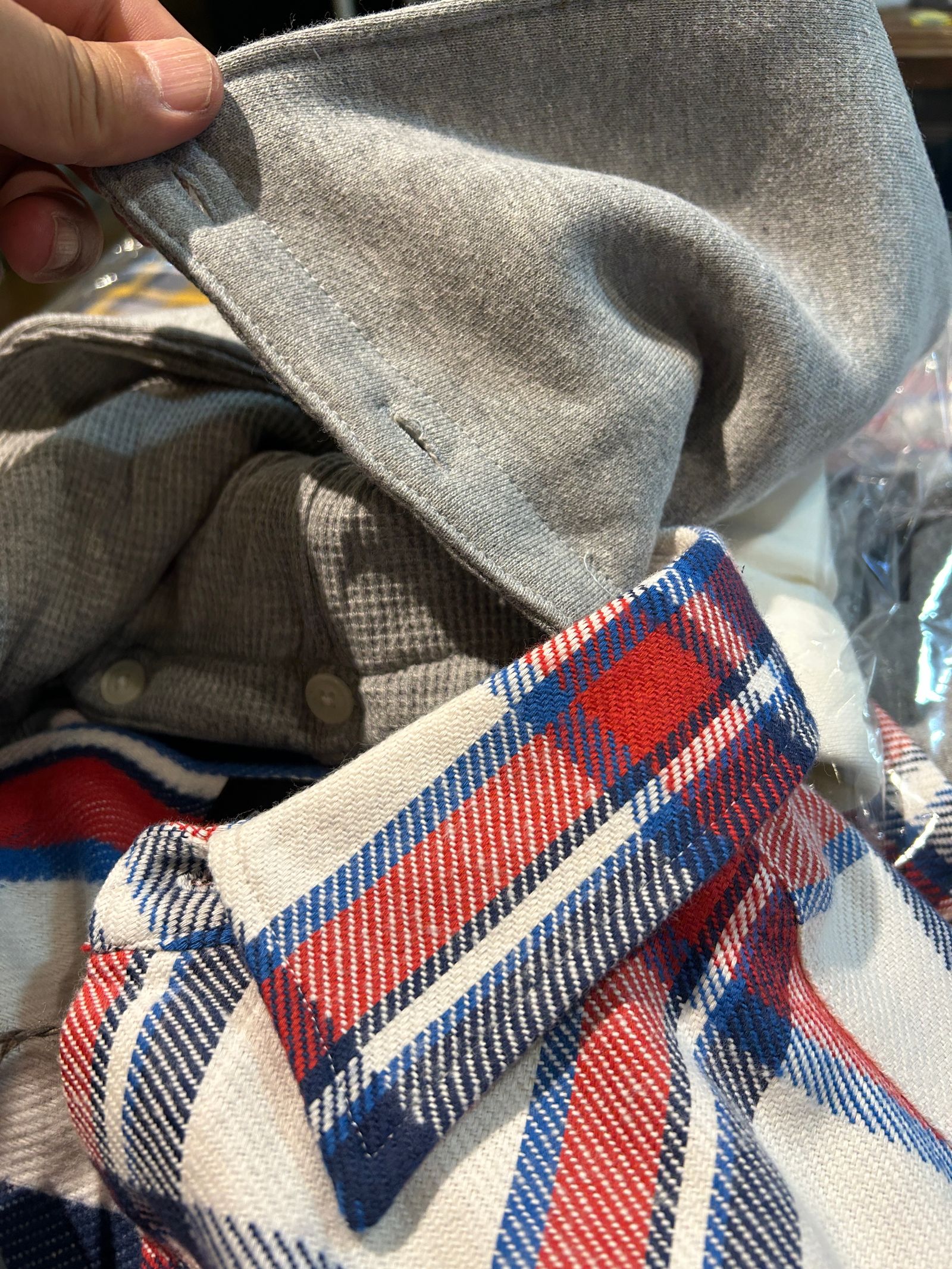 フード脱着式muta Hooded Flannel Shirts / フードシャツジャケット / ホワイト【Acanthus × muta MARINE】