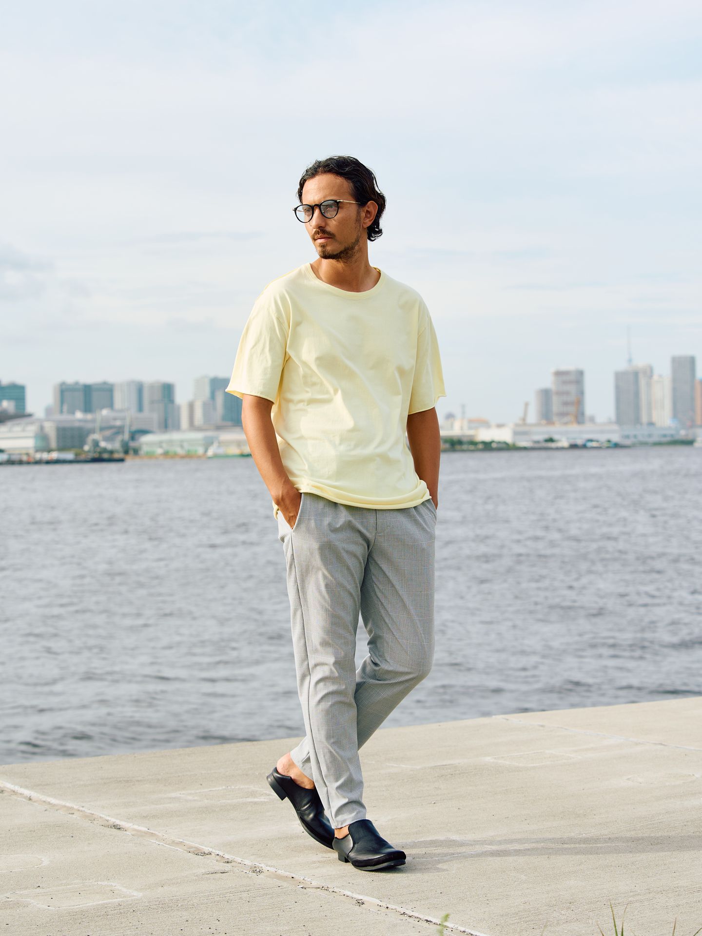 wjk - 【予約品9月19日 10時締め】 slim easy slacks / スリム