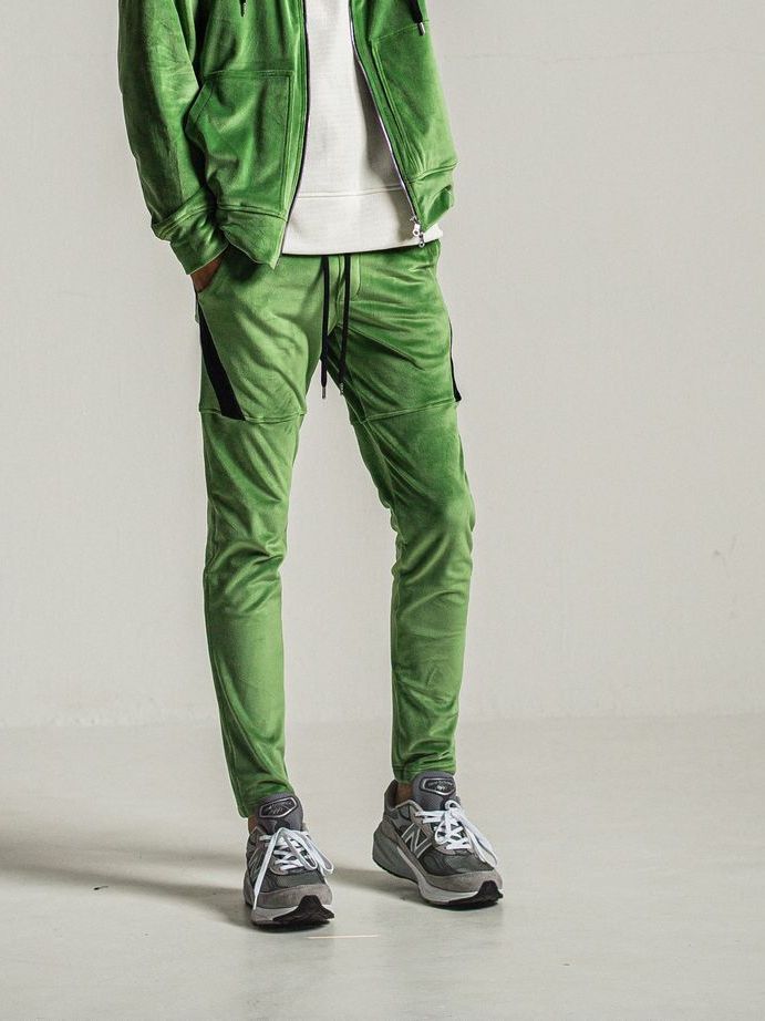 《予約9月1日18時締め》 velours TYLER PANTS  / 真冬仕様タイラーパンツ / グリーン