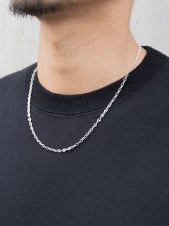 《予約品》 PUFFED MARINA CHAIN / チェーン / シルバー 【Iroquois.SENTI】