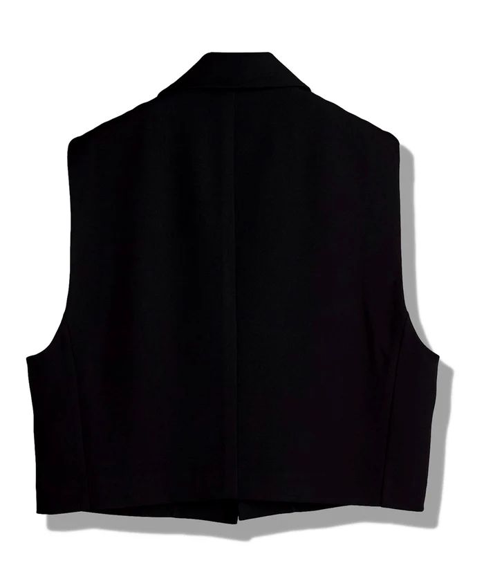 ドッキングZIPチェスタージャケット+ベスト BLACK【NOID.】