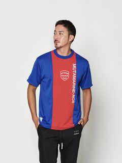 【予約品 10月9日(木) 締切】muta Sports S-S Top / Tシャツ / ブルー【Acanthus × muta MARINE】