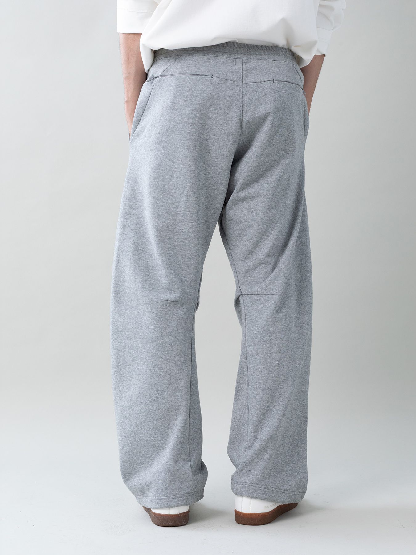 【予約品 5月6日(水) 締切】3D-SWEATPANTS / 3Dスウェットパンツ / 杢グレー