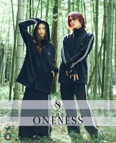 WideSlacksJersey / ワイドスラックス / ブラック・ホワイト