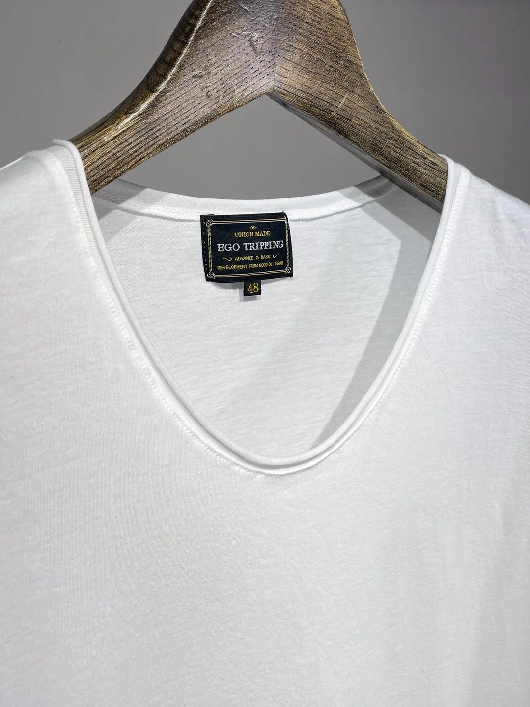 【予約】 NERD TEE /Uネック Tシャツ / ホワイト