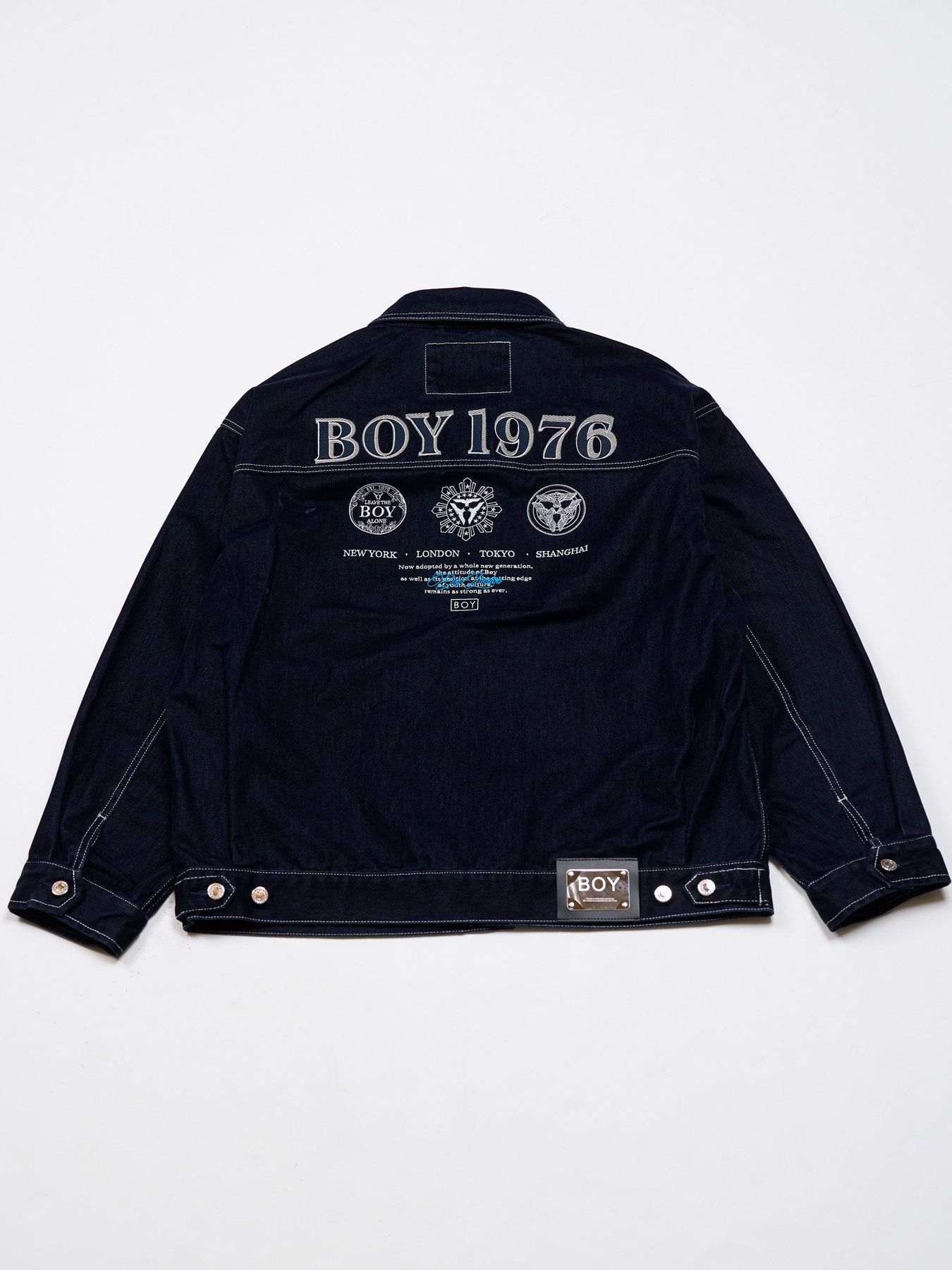 BOY 1976 FLOCKY DENIM JAKET / デニムジャケット / ネイビー