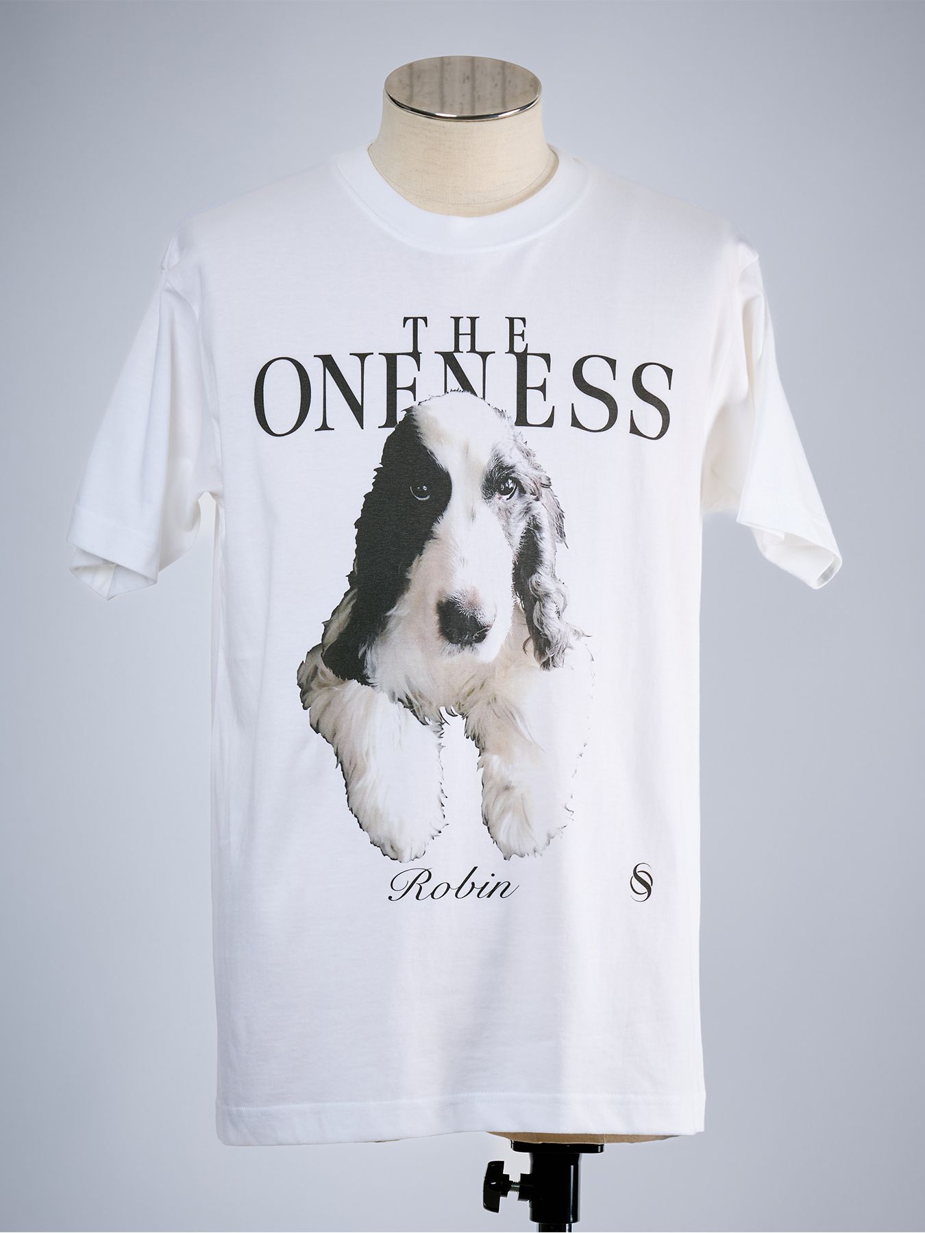 【予約品 10月26日(月) 締切】《犬猫保護活動チャリティー企画》Organic T-Shirt / オーガニックコットン Tシャツ / ホワイト