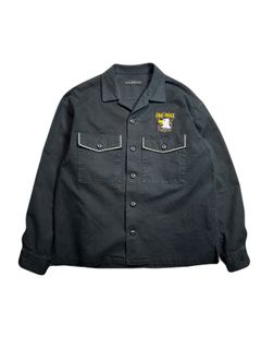 【予約品 8月10日(日) 締切 】DUCK SHIRT JKT  / ダック シャツジャケット / ブラック