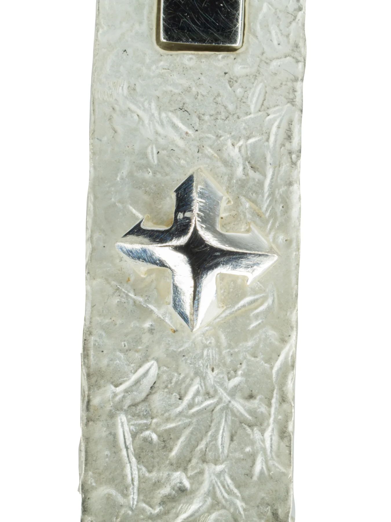【予約品 9月27日(日) 締切】クロスネックレス（白骨加工 / 鏡面磨き） / Silver 925