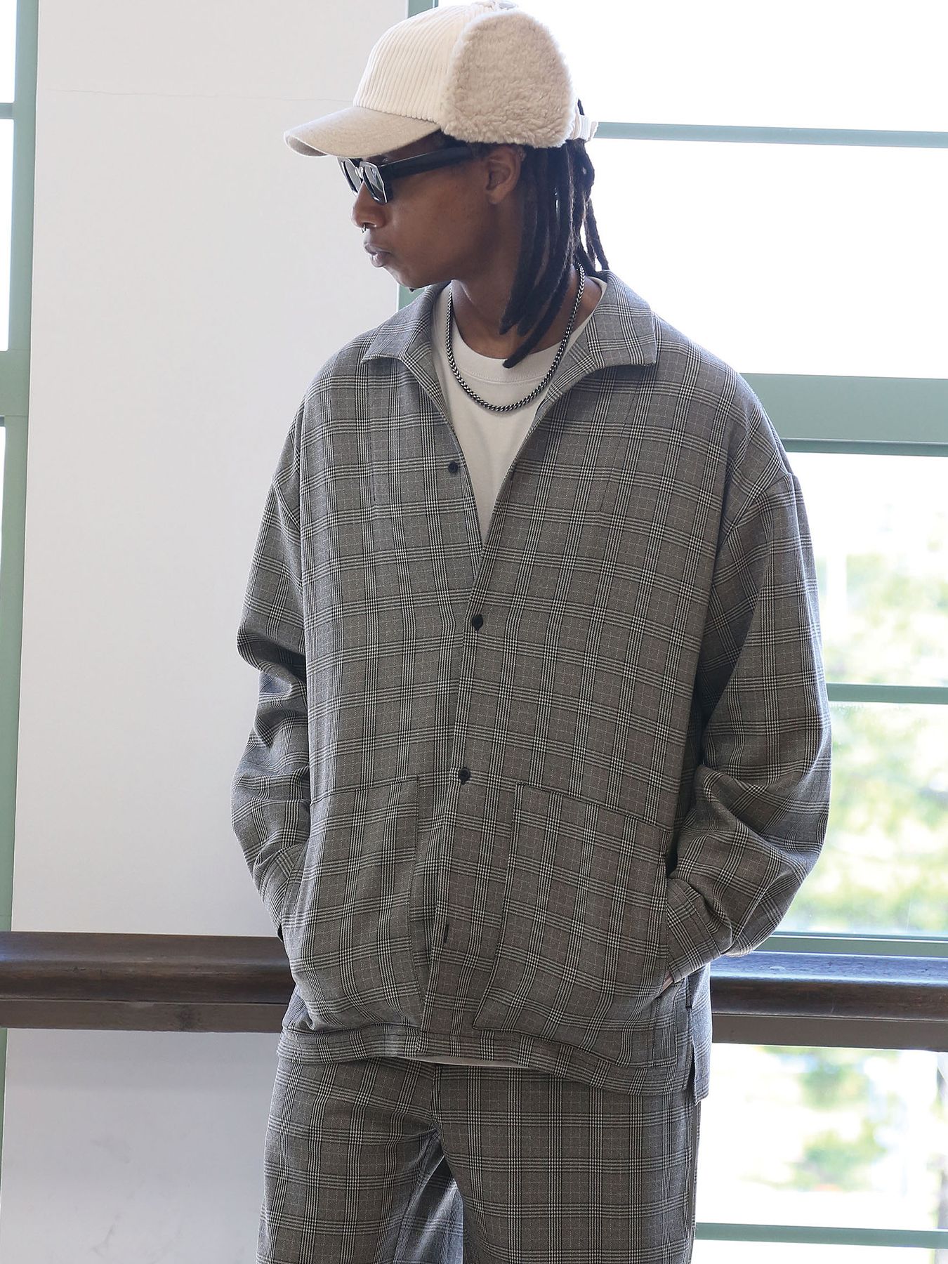 JAUNT SHIRTS / GRAY【QUOLT】