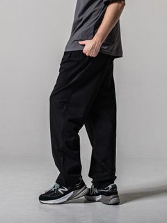 【予約品 11月16日(日) 締切】BEN PANTS / ワイドルーズパンツ / ブラック