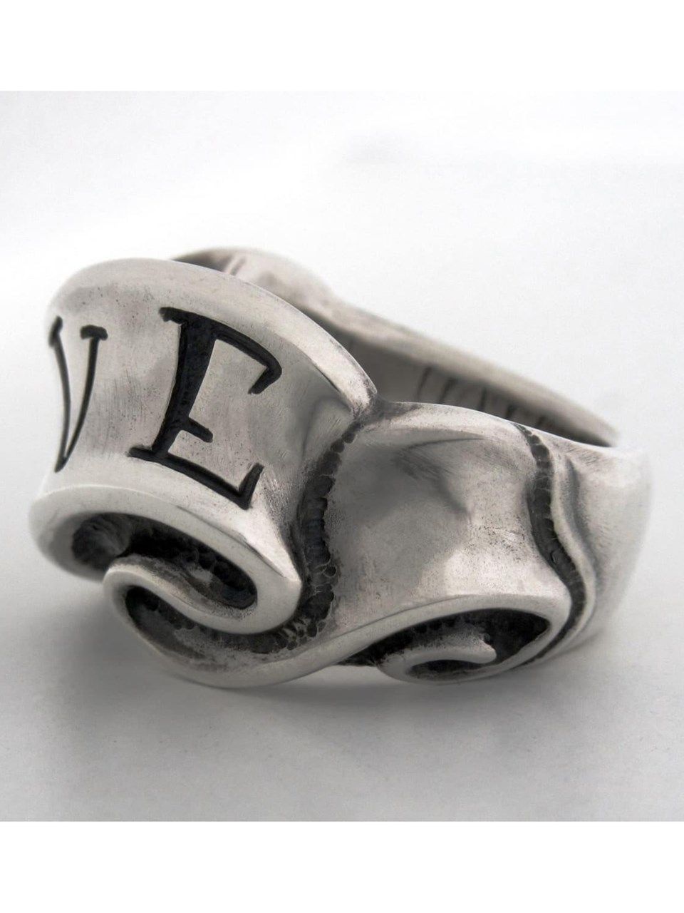 Message On Ribbon Ring / LOVE / リング