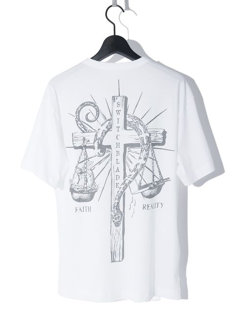 FAITH & REALITY TEE / Tシャツ / WHITE