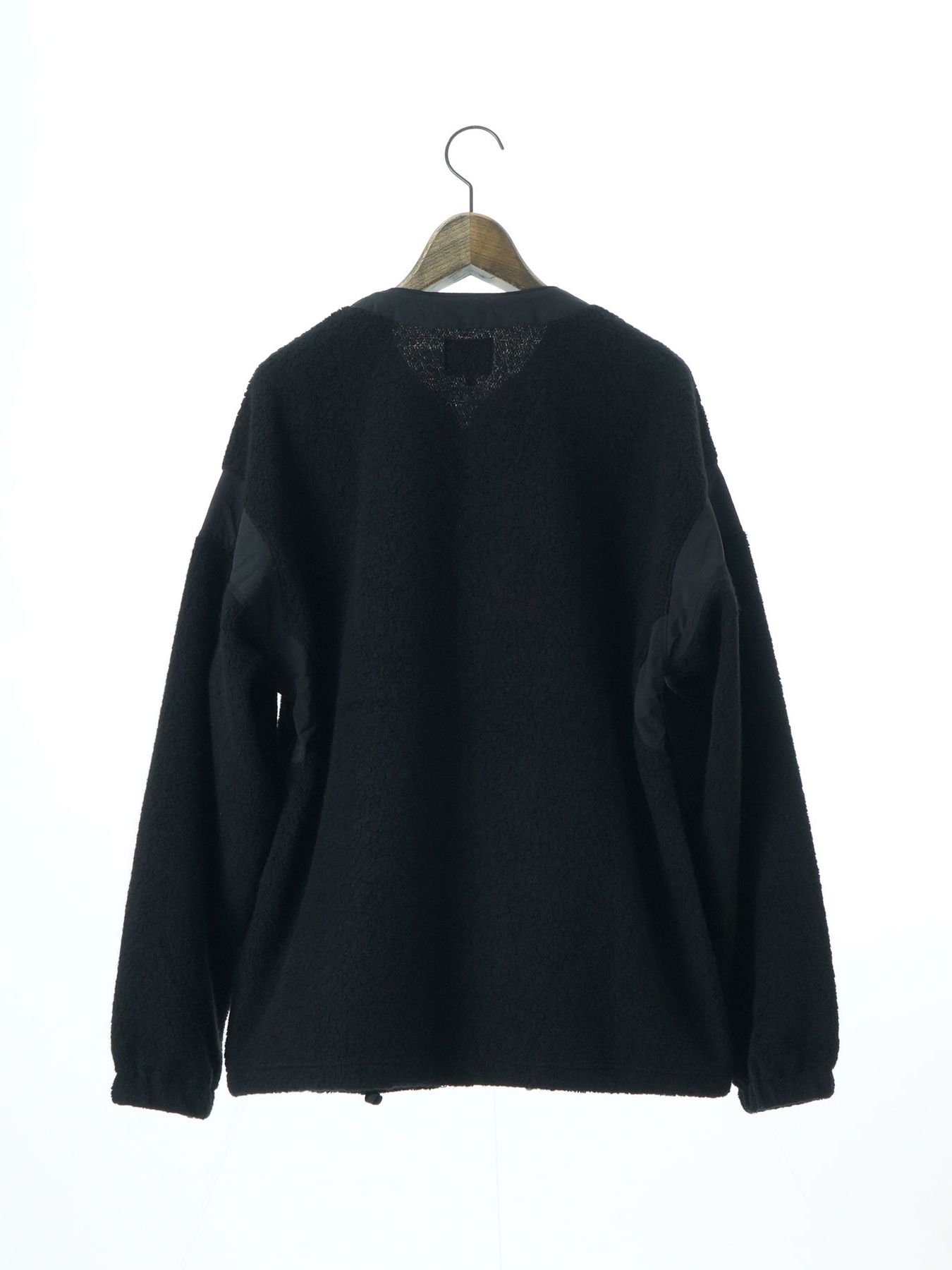 【予約品 】BOALITE / ウール ジップアップ ブルゾン / ブラック
