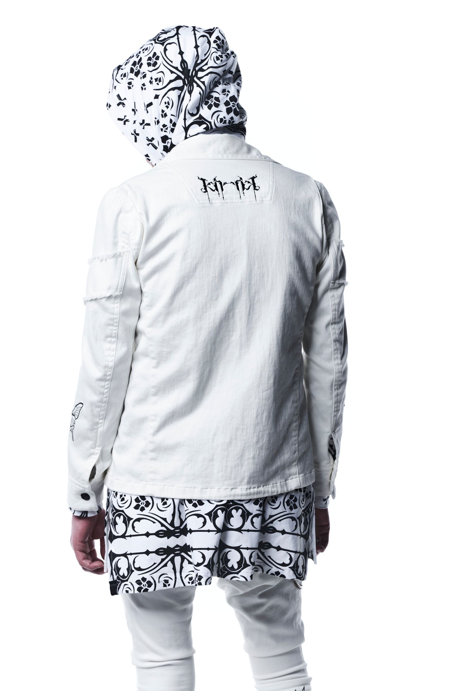 G-Jacket ジャケット WhiteDenim 刺繡あり / White 【kiryuyrik】