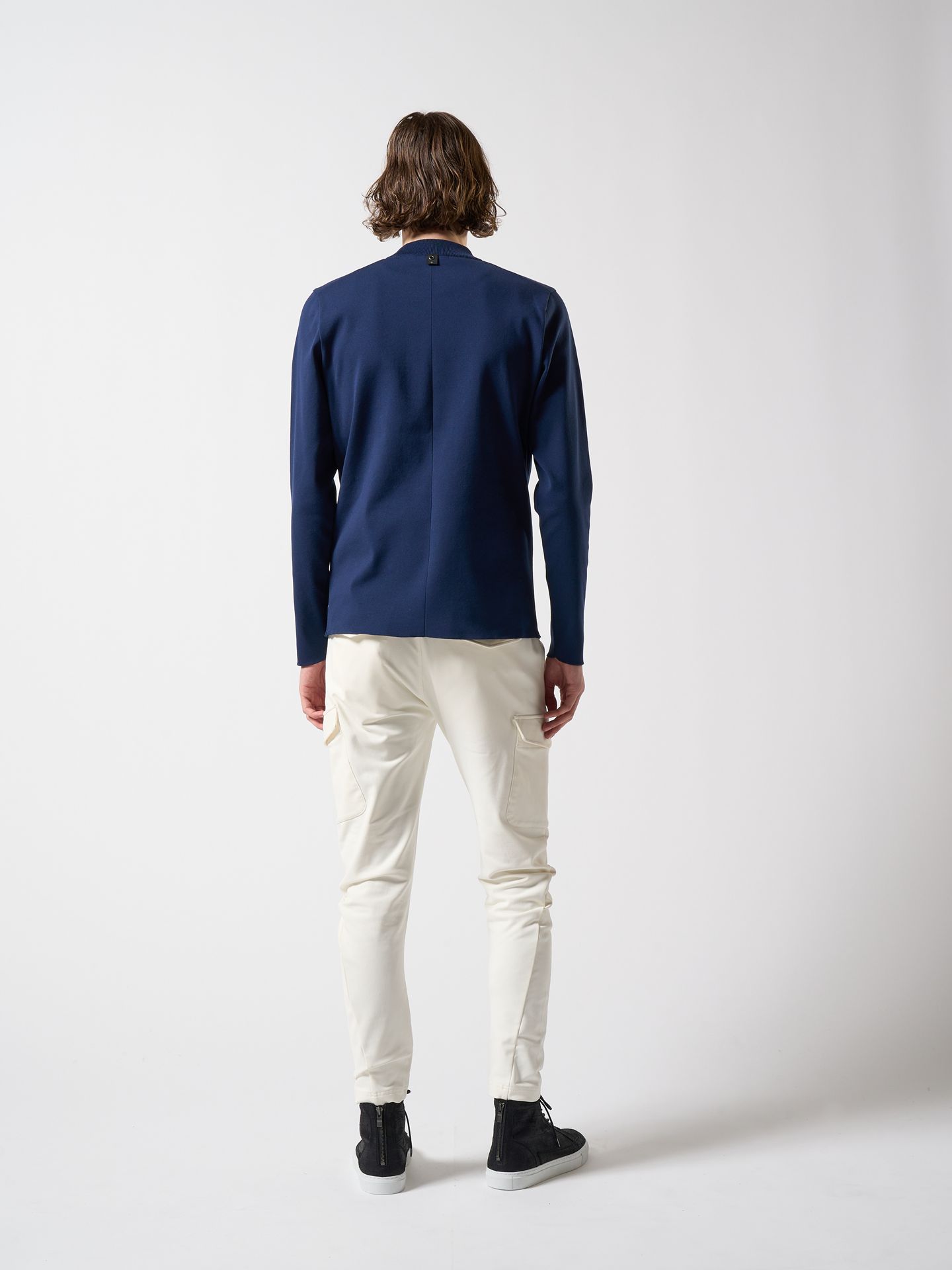 【予約品】 3D banana slim cargo / スリムカーゴパンツ / ホワイト