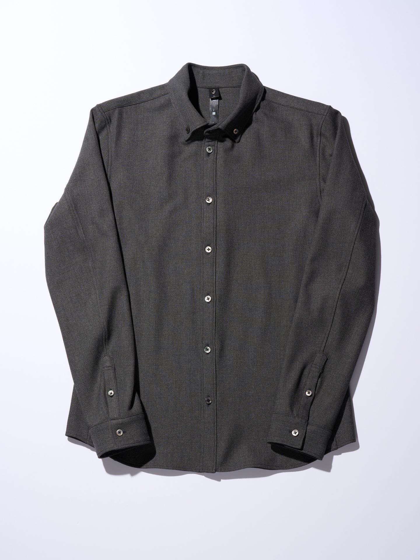 【予約品】 B.D shirt(cosmical warm) / ボタンダウンシャツ / チャコール