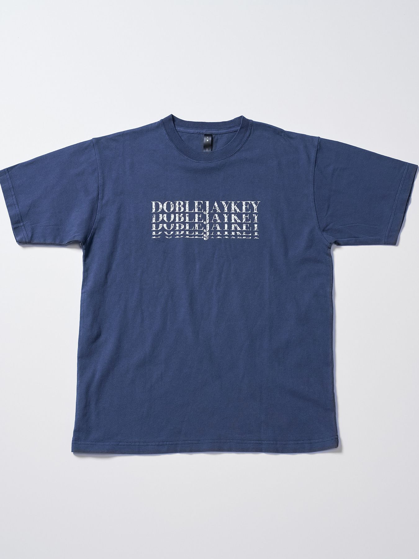 【予約品 1月25日(日) 締切】graphic-T collection：DOBLEJAYKEY T / ダブルジェイケー Tシャツ / ネイビー