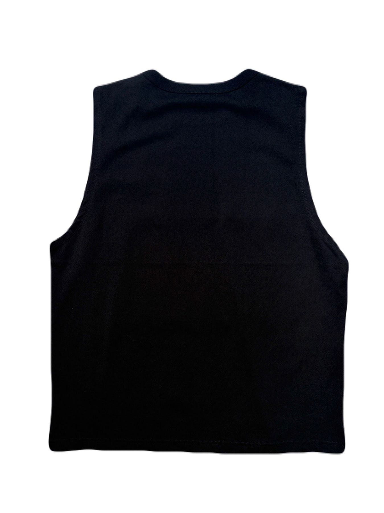 【予約品 8月23日(日) 締切】SLEEVELES TEE CRY / クリスタル / ブラック