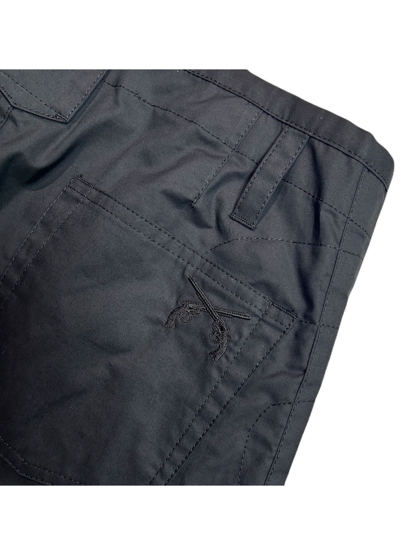 【予約品 8月10日(日) 締切 】Y.HELMETS TWILL PT  / YELLOW HELMETS ツイルパンツン / ブラック