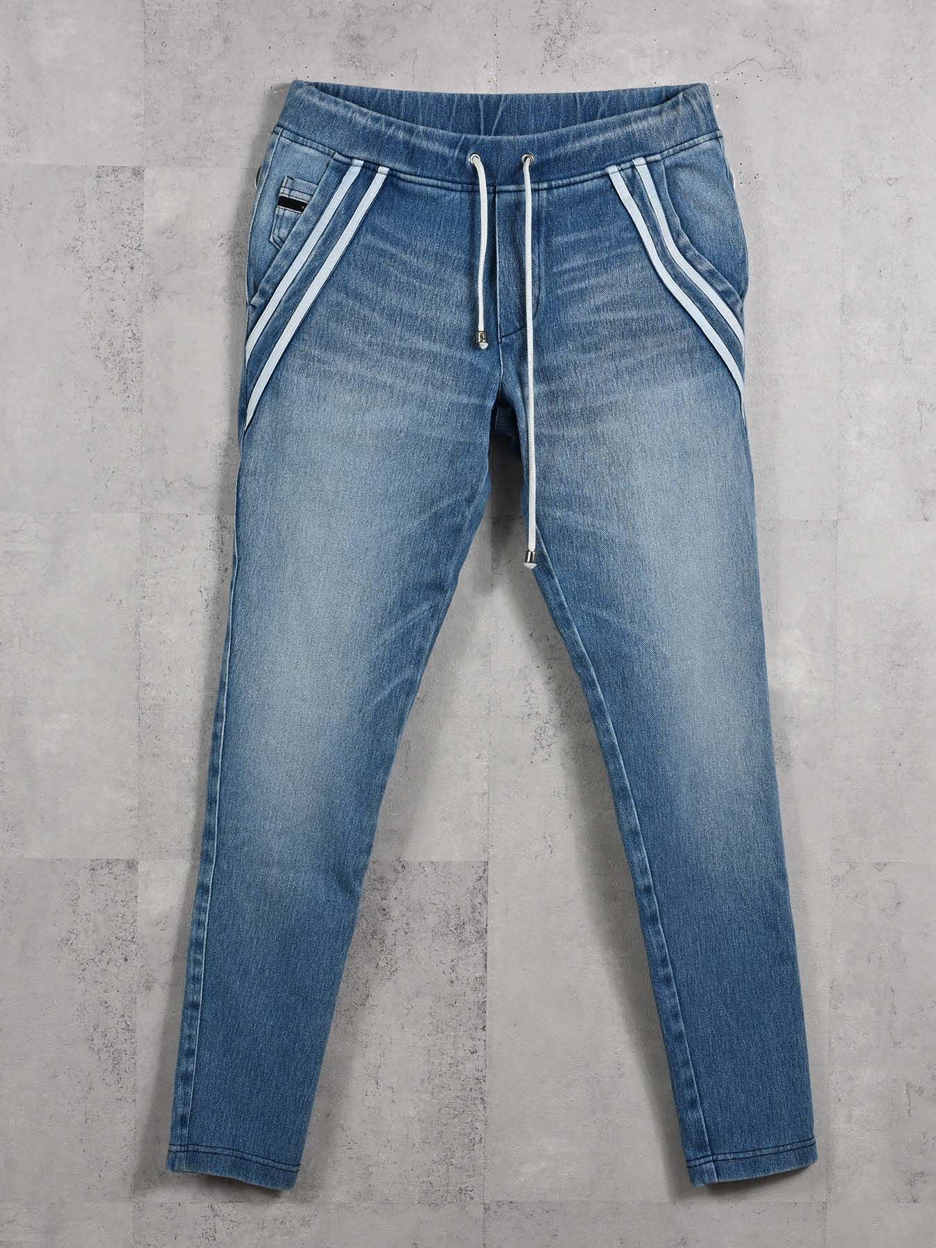 【予約品 11月16日(日) 締切】EX DENIM JERSEY EDGE PT / デニムジャージ エッジラインパンツ / ライトインディゴ