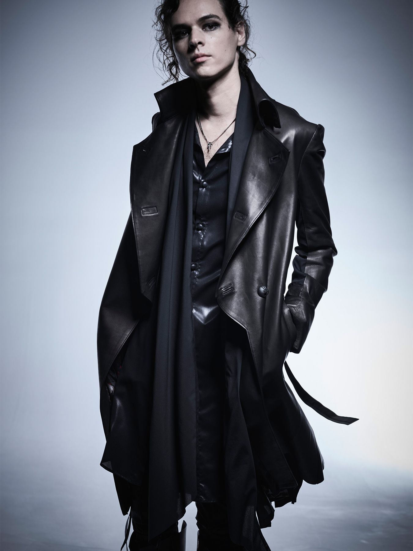 kiryuyrik キリュウキリュウ　ナポレオンジャケット　S ブラック　黒 kiryuyrik - 【予約品 7月13日(日) 締切】Long Leather Napoleon