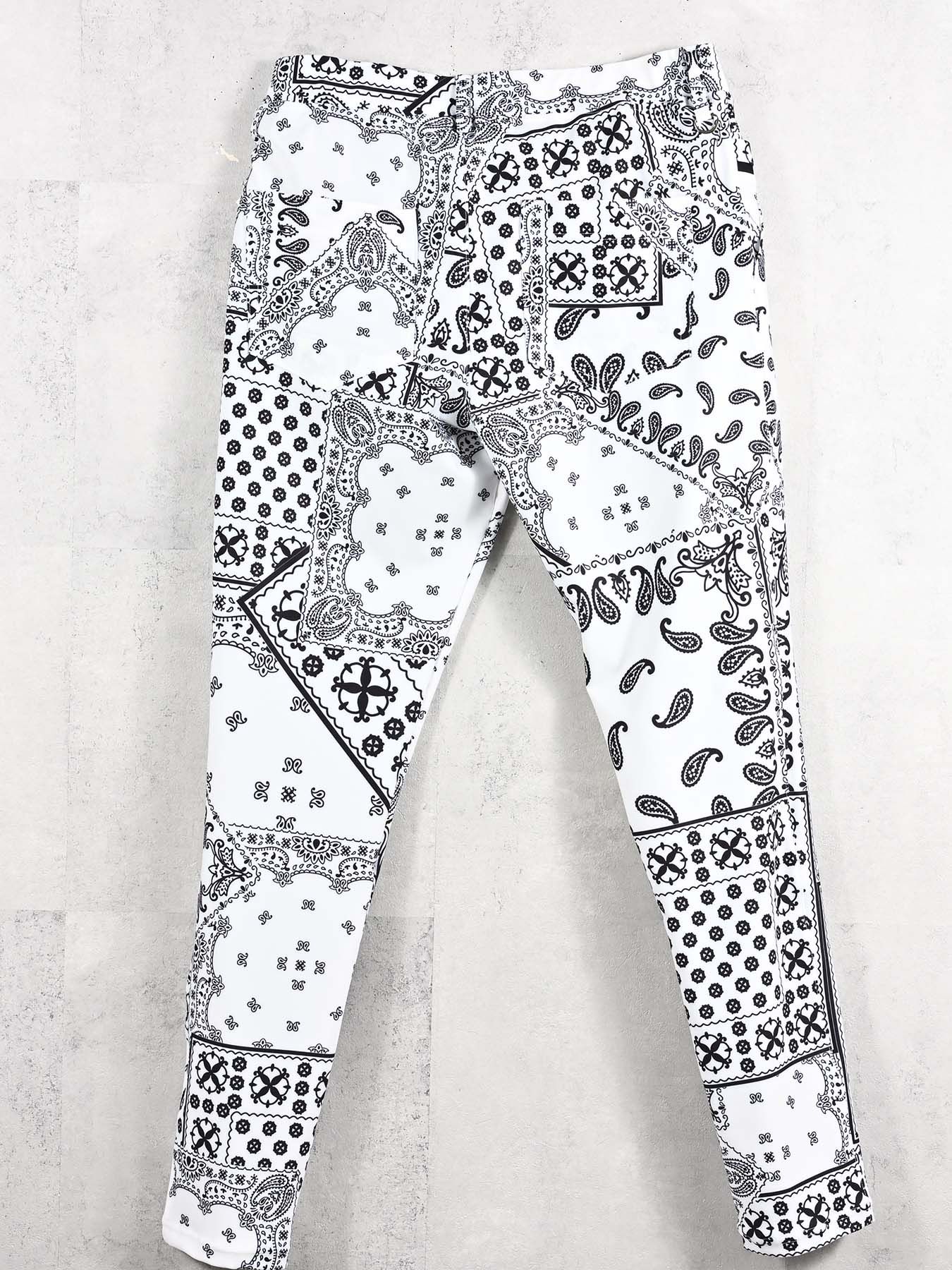 【予約品 11月16日(日) 締切】CHRIS EASY TUCK PANTS / スラックス イージーパンツ / バンダナホワイト