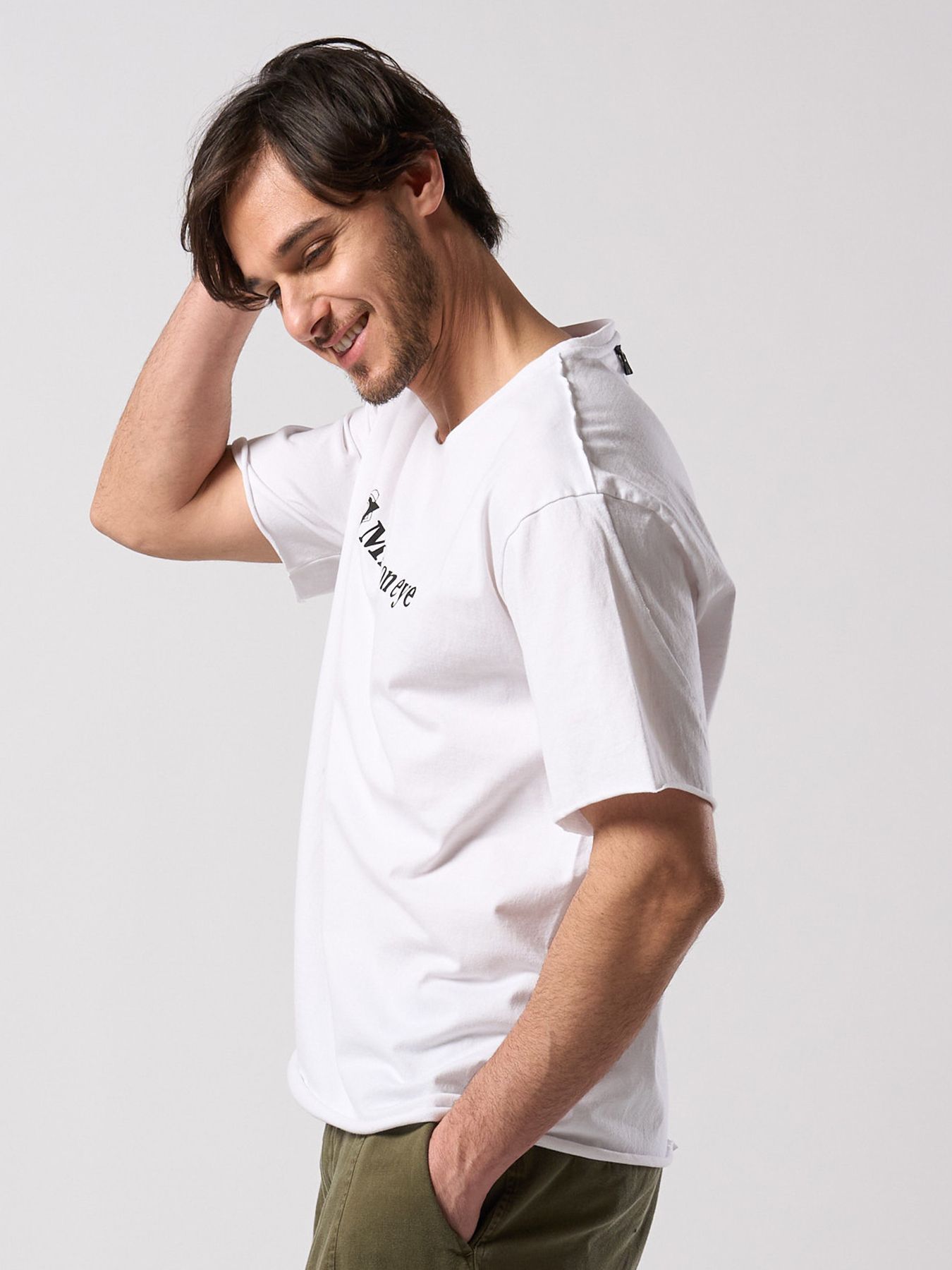 【予約品 4月19日(日) 18時締切】Ohta Design × wjk collaboration："intro" cut-off S/S / "intro" カットオフ ショートスリーブ / ホワイト