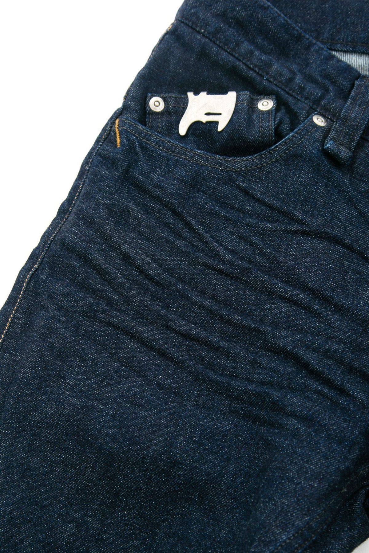 TIGHT JOE 12.5ozOrganic Cotton Stretch Denim TightStraight Jeans/インディゴ【STRUM】