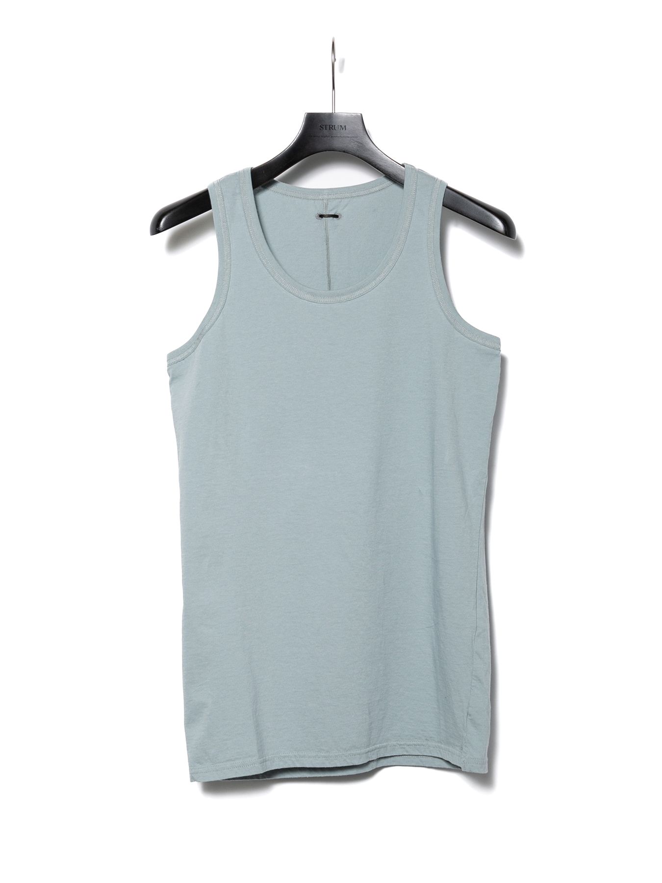 【予約品 10月12日(日) 締切】Natural Soft Cotton Tank Top / 30/-ナチュラルソフト天竺 タンクトップ / グレーグリーン