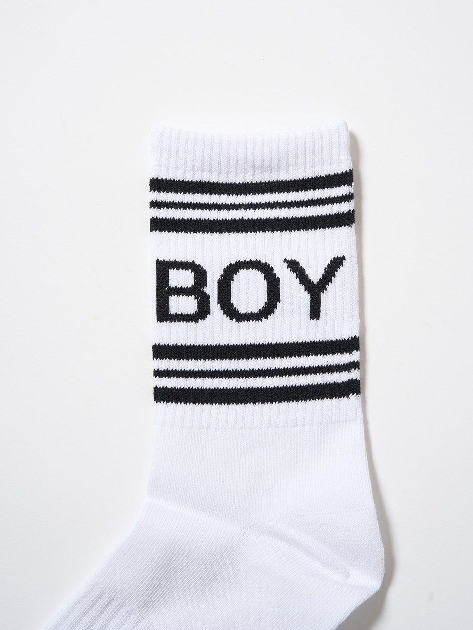 BOY LOGO REGULAR SOCKS / ソックス / ホワイト