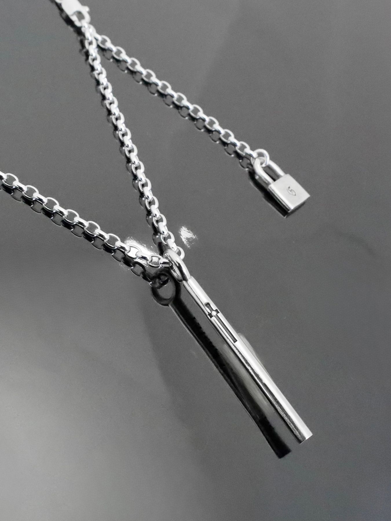 《受注生産》VOID STICK [CROSS] #1 with GODSIZE® I.D. TAG NECKLACE / ヴォイドスティック [クロス] #1 ゴッドサイズ® I.D.タグネックレス / 注文から2～3週間後入荷予定