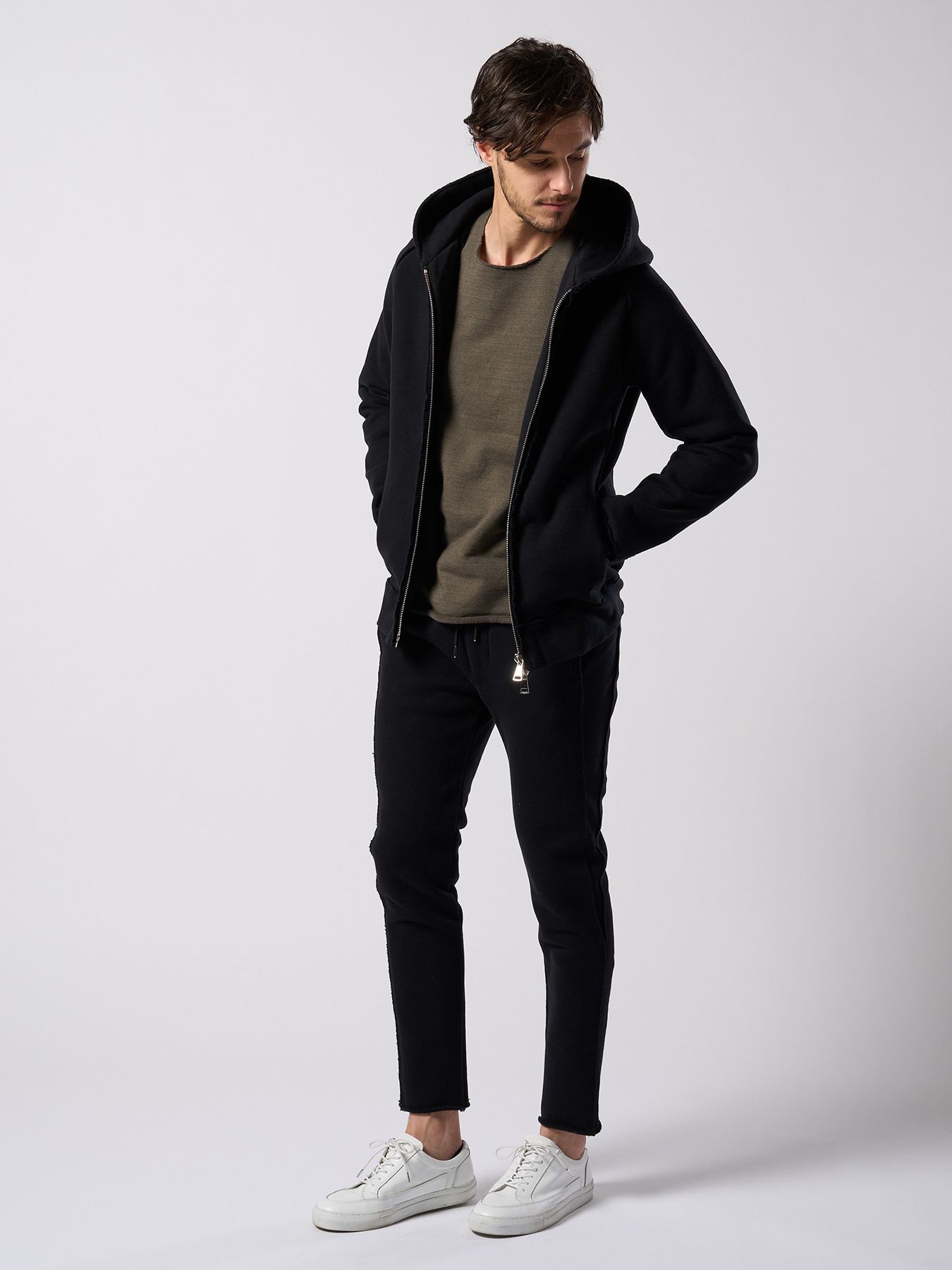 【予約品 4月19日(日) 18時締切】cut-off light sweatshirt / カットオフ ライト スウェットシャツ / カーキ