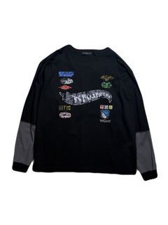 【予約品 3月9日(月) 18:00 締切】INKJET PRINT SWAET / インクジェットプリント スウェット / ブラック