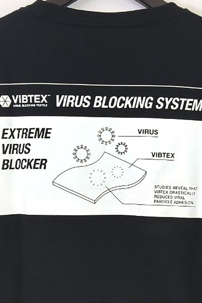 VIBTEX LOGO BIG-T / ブラック 【Roen】