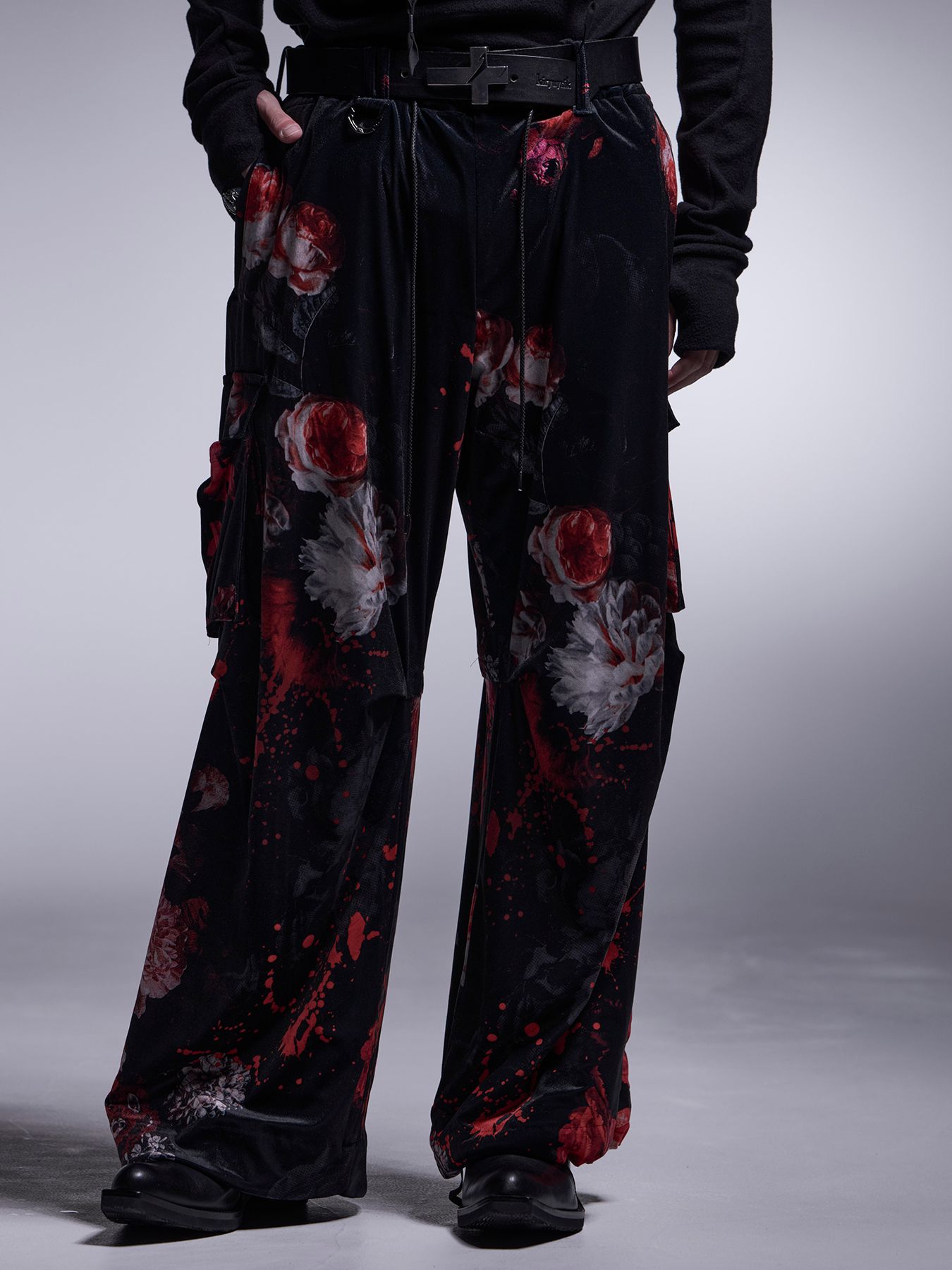 【予約品 】Wide Cargo Pants / ワイドカーゴパンツ / フローラ
