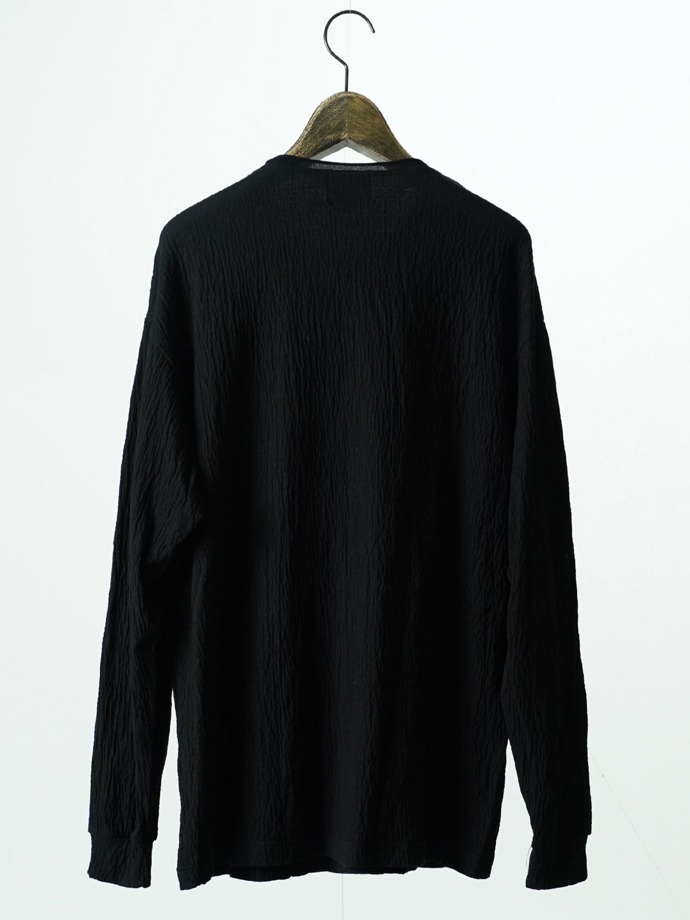 【予約品 7月5日(日) 締切】GRAIN TEE / グレイン ロングスリーブTシャツ / ブラック