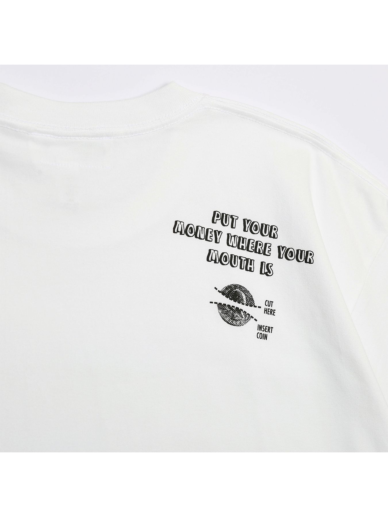NOT-MOUTH TEE / プリントTシャツ / ホワイト【QUOLT】