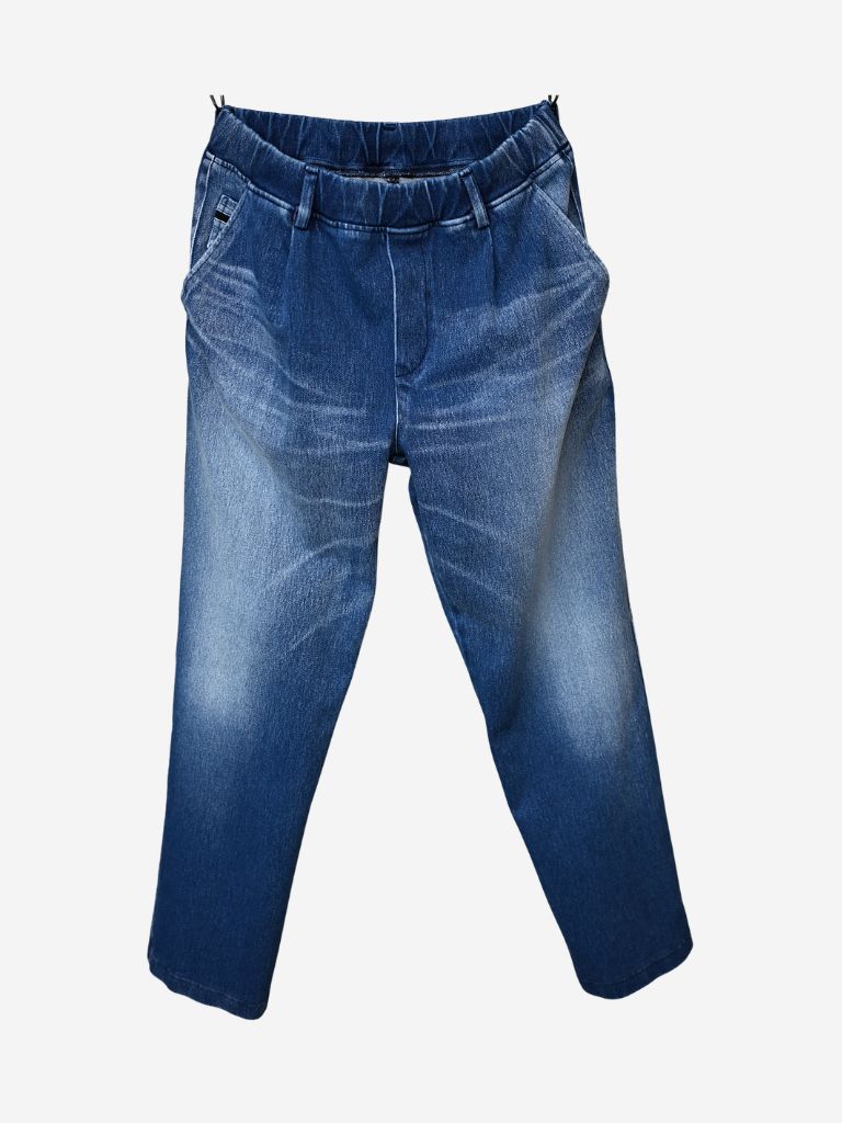 《予約11月17日19時締め》 EX denim jersey  WIDE PT / ワイドパンツ / DINDダークインディゴ