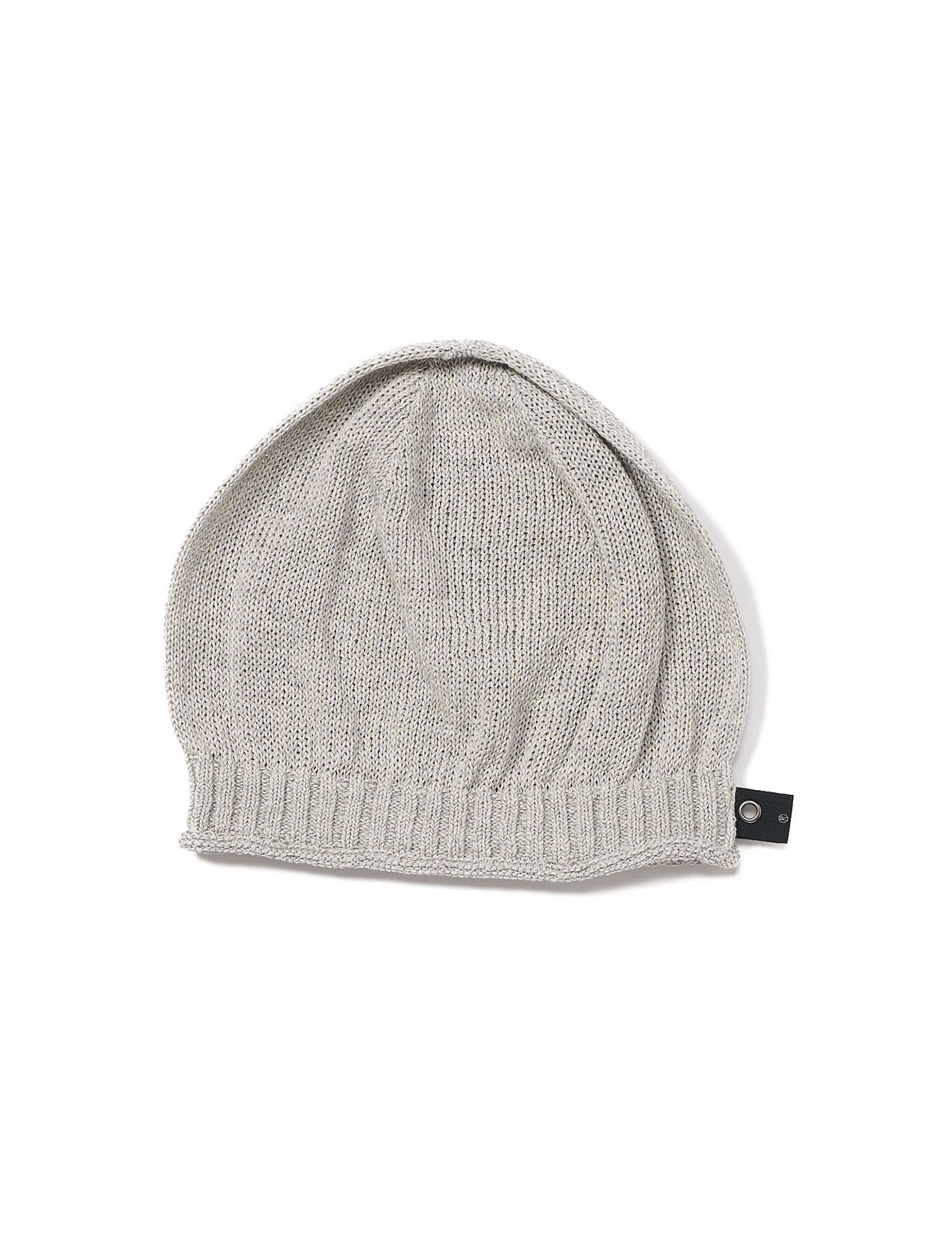 【予約品 9月23日(火) 締切】GIMA roll beanie / 擬麻 ロールビーニー / ライトグレー