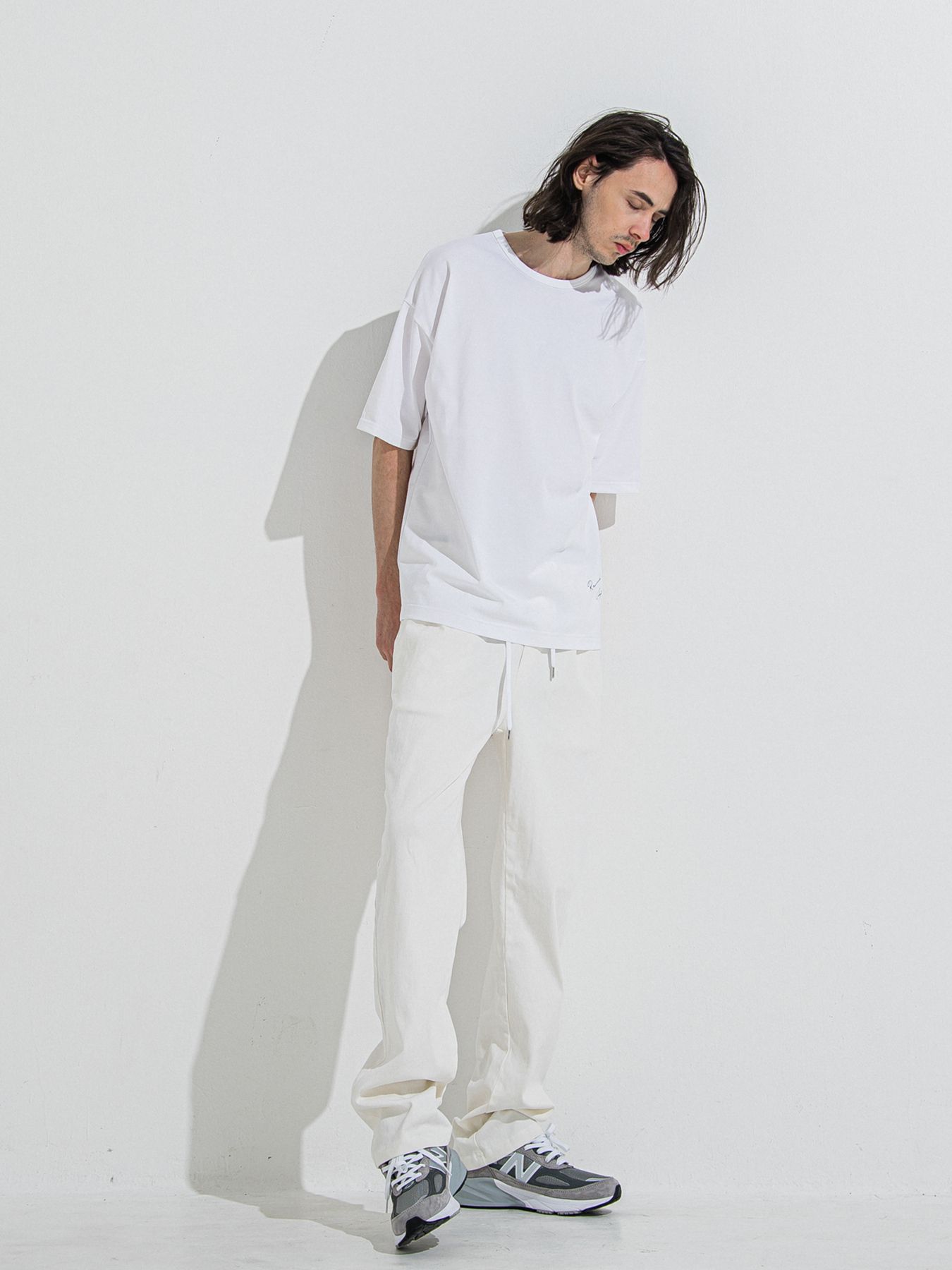 【予約品 】YOAKE PHOTO OVER TEE /  フォトオーバーサイズTシャツ / ホワイト