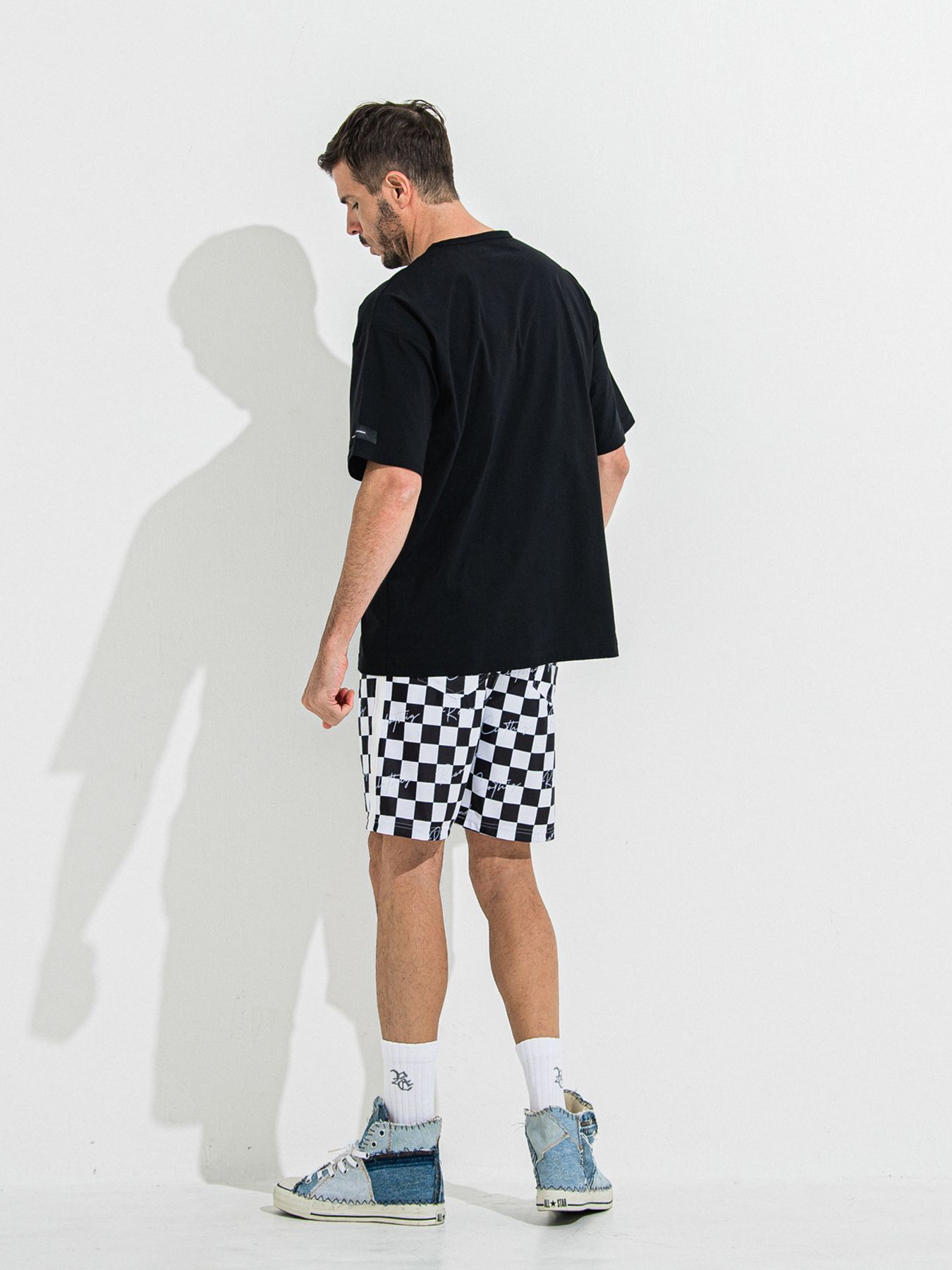 RASH SHORTS / ラッシュガード ショーツ / チェッカーフラッグ