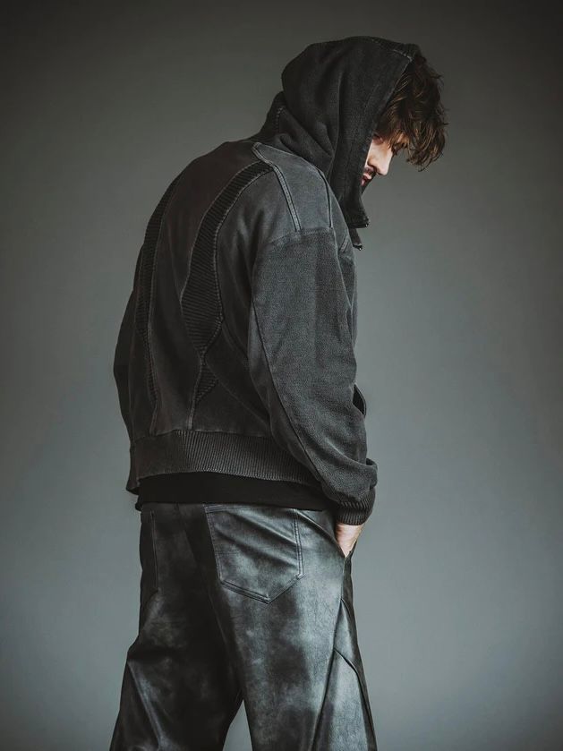 チェンジングニットフーデッドブルゾン 857010-360B / グレー【NO ID.】