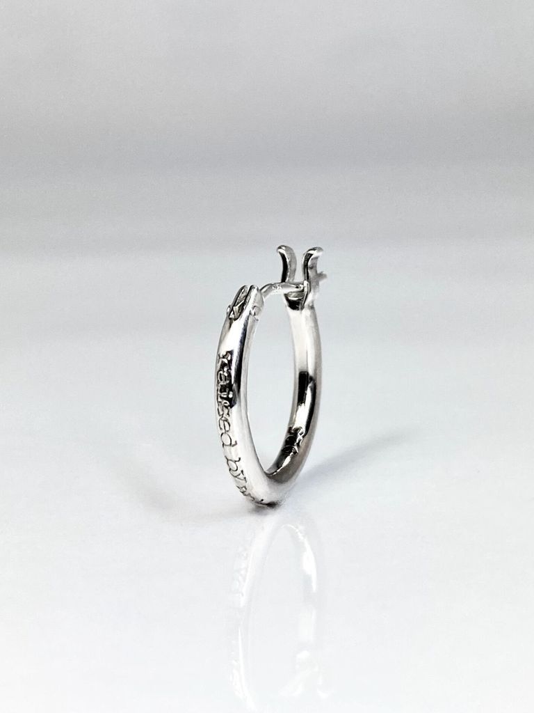 《受注生産》 THIN HOOP raised by wolves ピアス / 注文から2～3週間後入荷予定